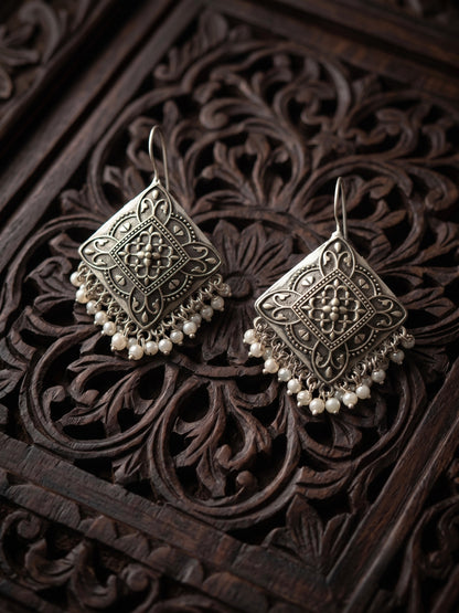 Mehfil Handmade Brass Earrings