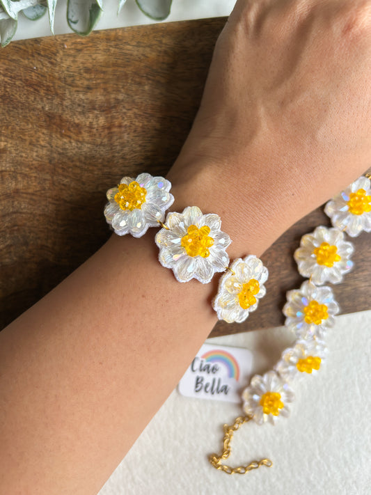 Daisy Dream Handmade Beaded Bracelet