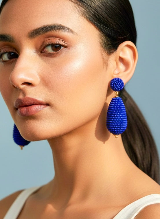 Sapphire Drop Earrings