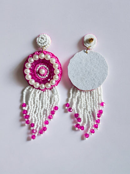 Rosey Tassel Earrings