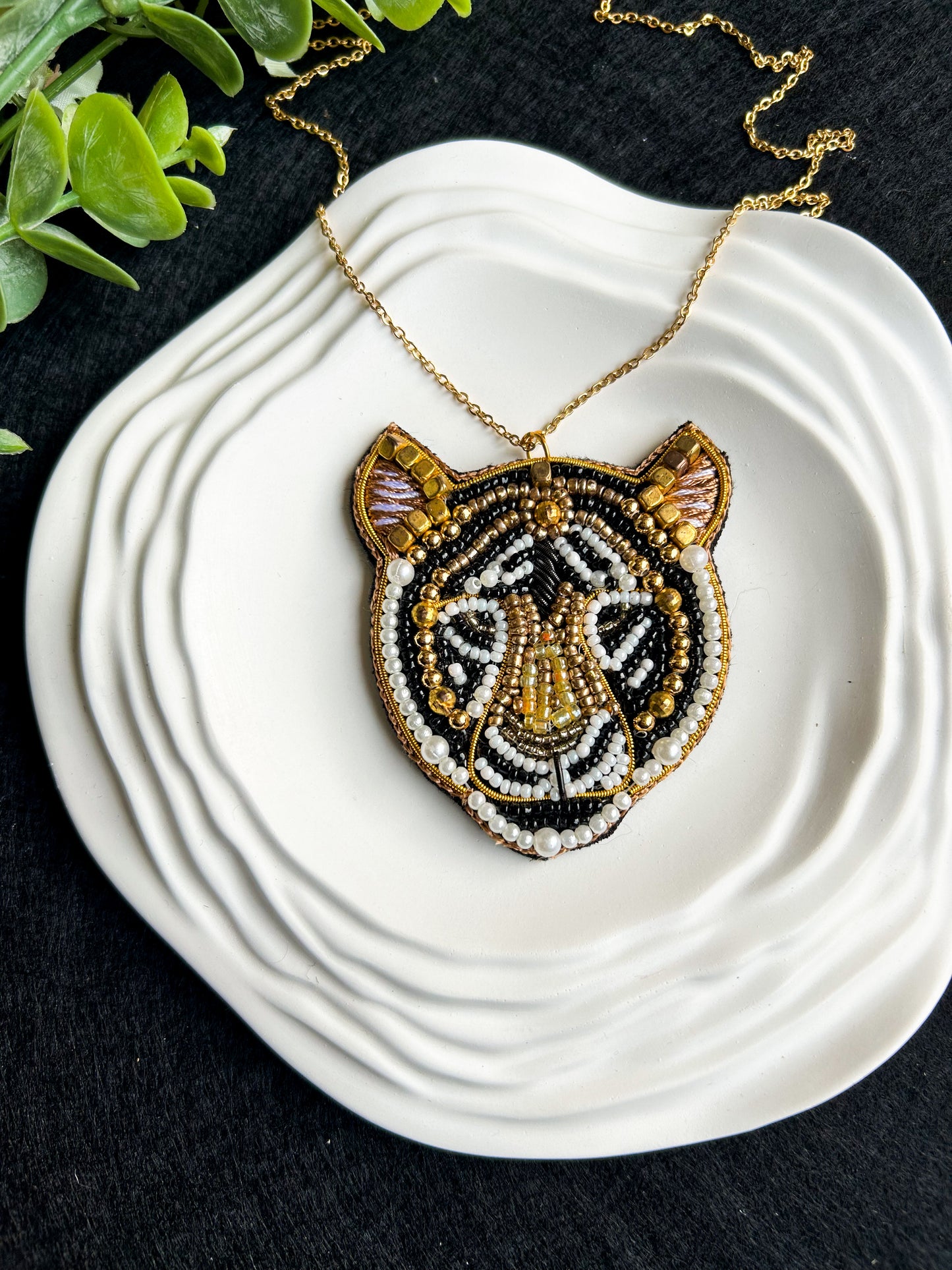 Shere Khan Handmade Beaded Necklace