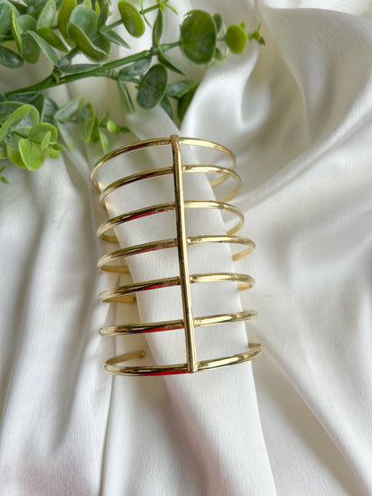 Saira Brass Cuff Bracelet