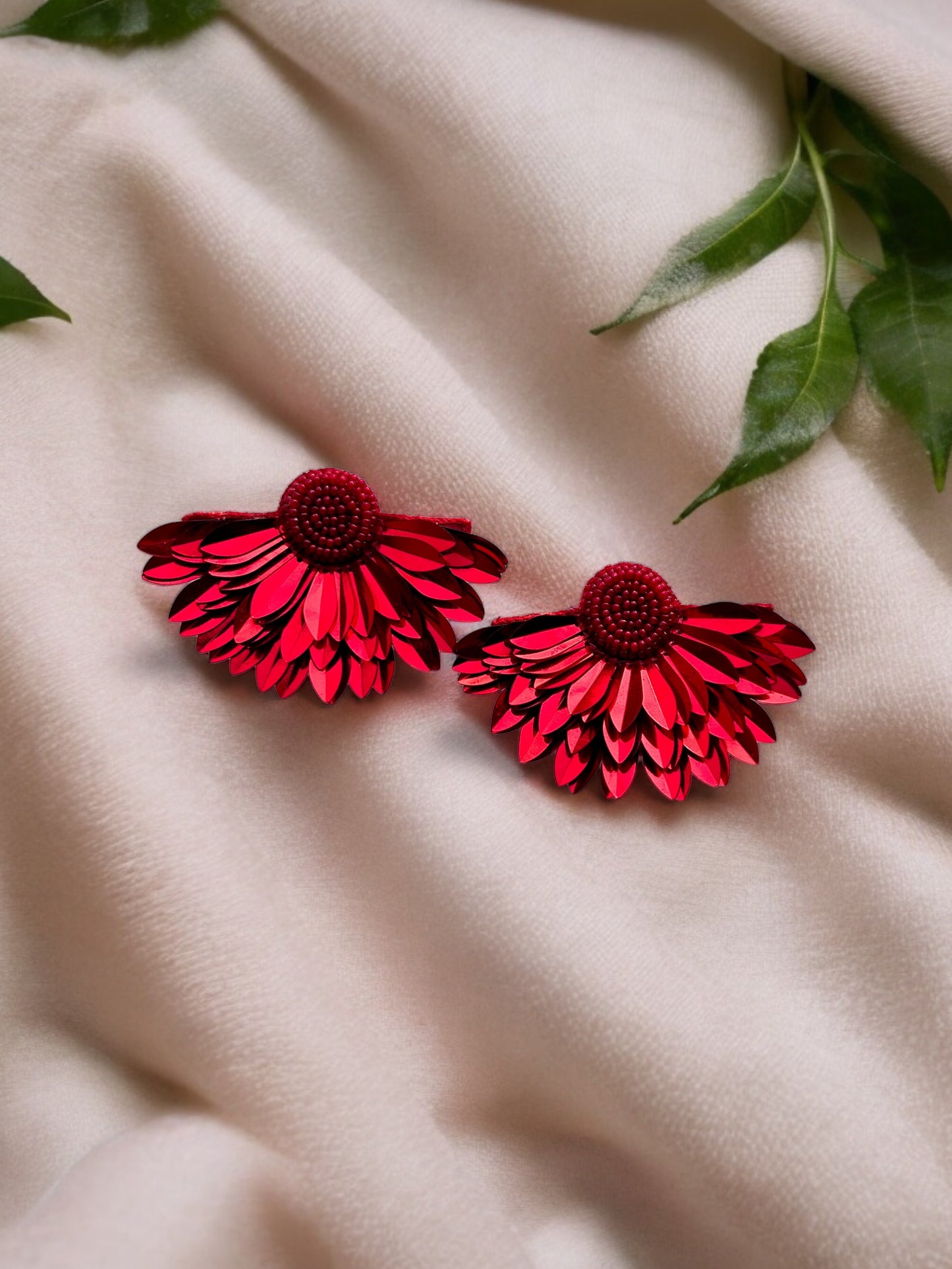 Scarlet Sparkle Earrings