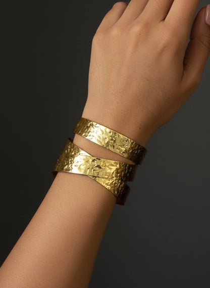 Zara Brass Cuff Bracelet