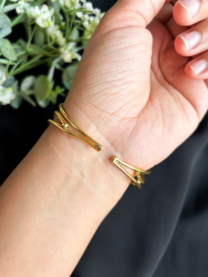 Valentina Glow Brass Bracelet