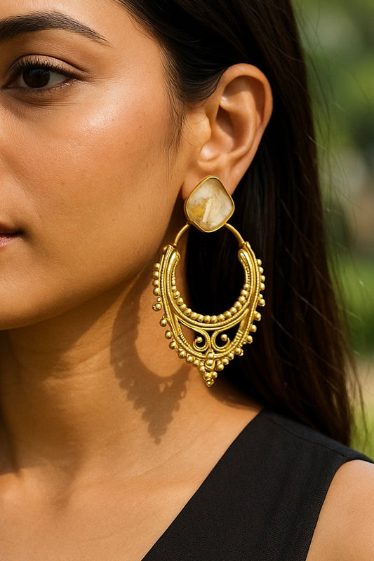 Ella Grace Brass Earrings