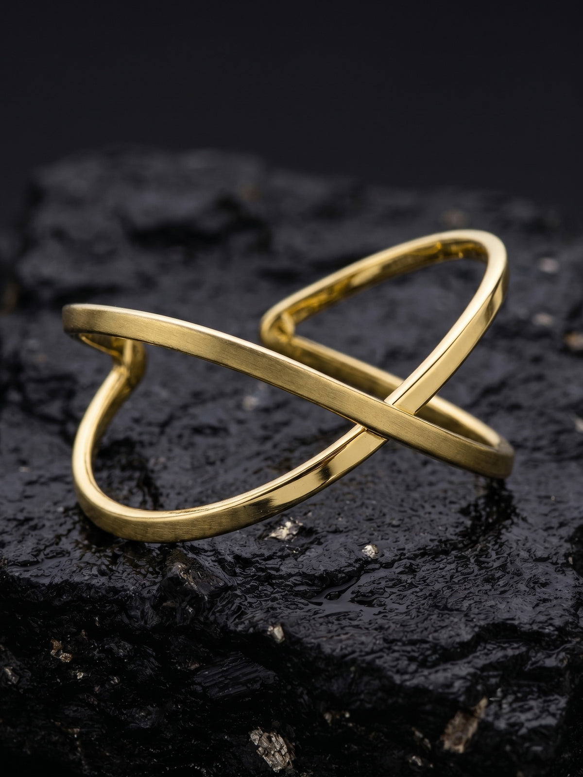 Boho Charm Handmade Brass Cuff Bracelet