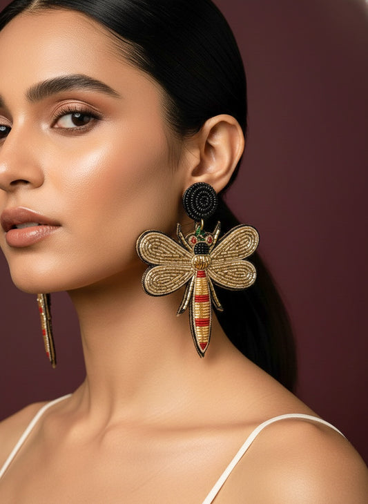 Glamourfly Handmade Beaded Earrings