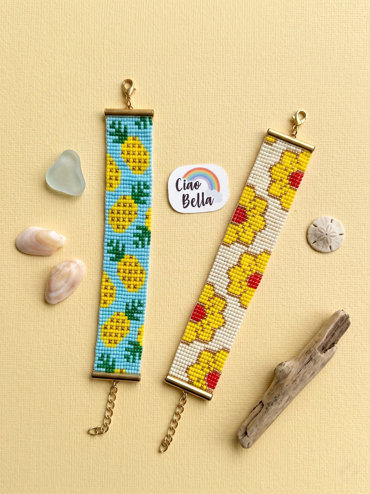 Summer Escape Stack Handmade Beaded Bracelet