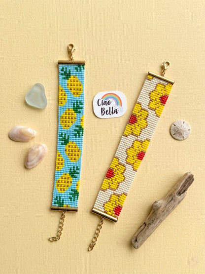 Summer Escape Stack Handmade Beaded Bracelet