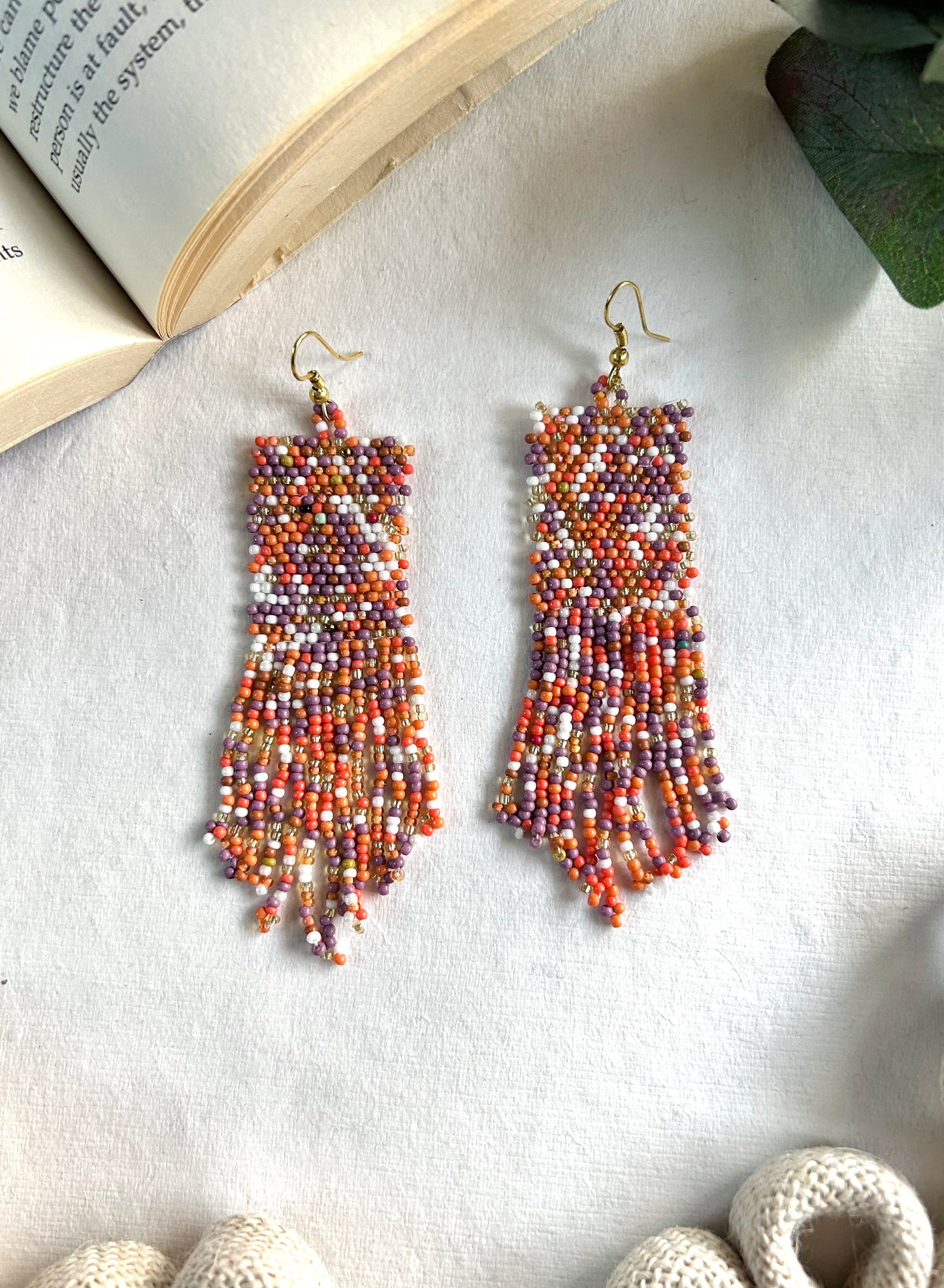 Sunset Serenity Tassel Earrings