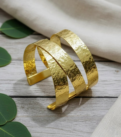 Zara Brass Cuff Bracelet