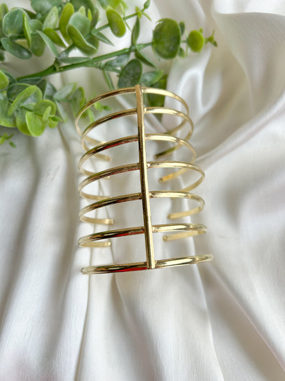 Saira Brass Cuff Bracelet