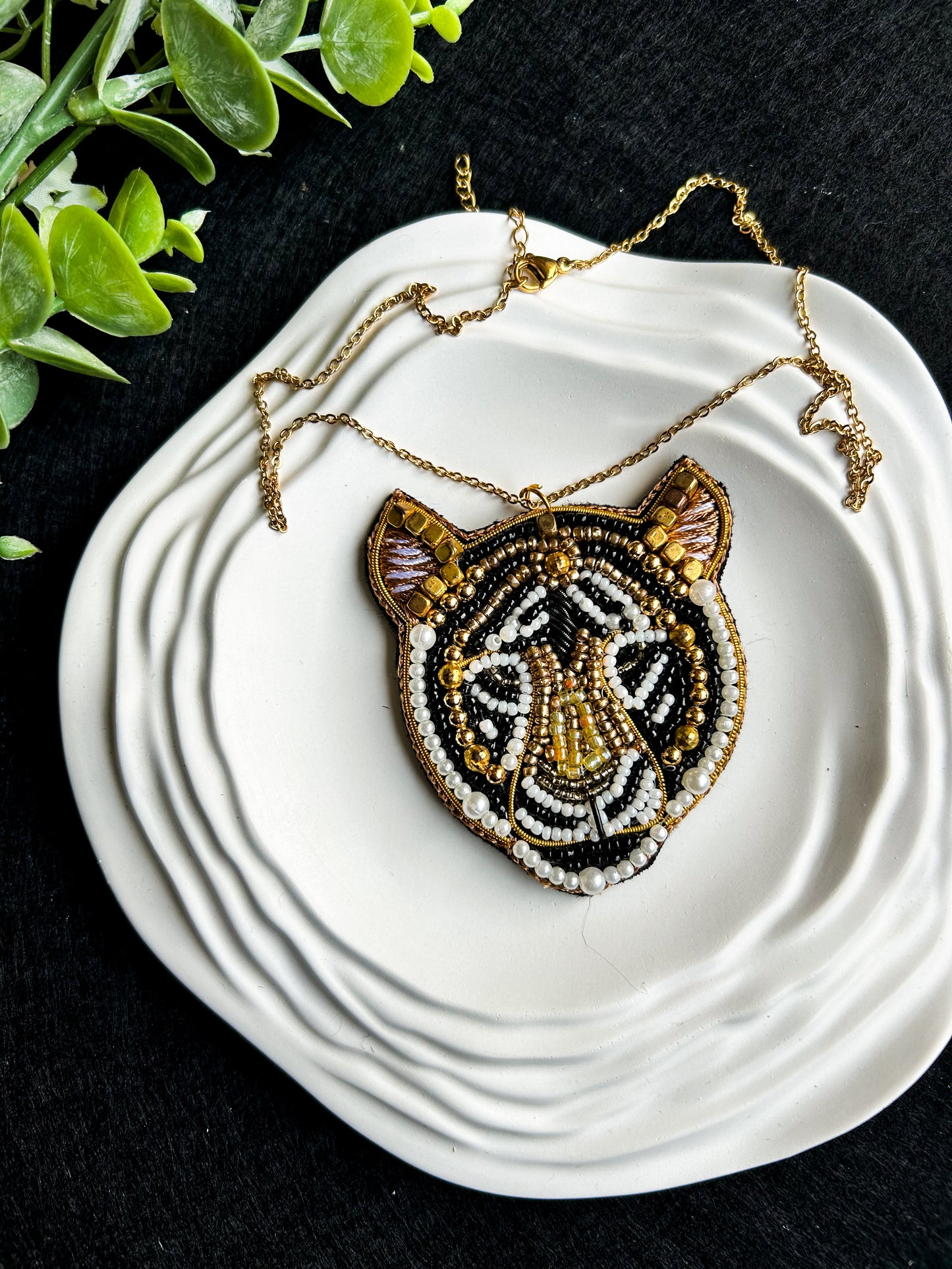 Shere Khan Handmade Beaded Necklace