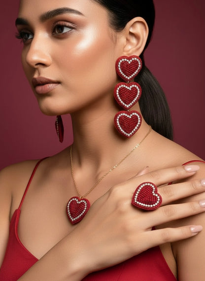 Eternal Love Handmade Beaded Set