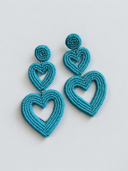 True Blue Romance Earrings