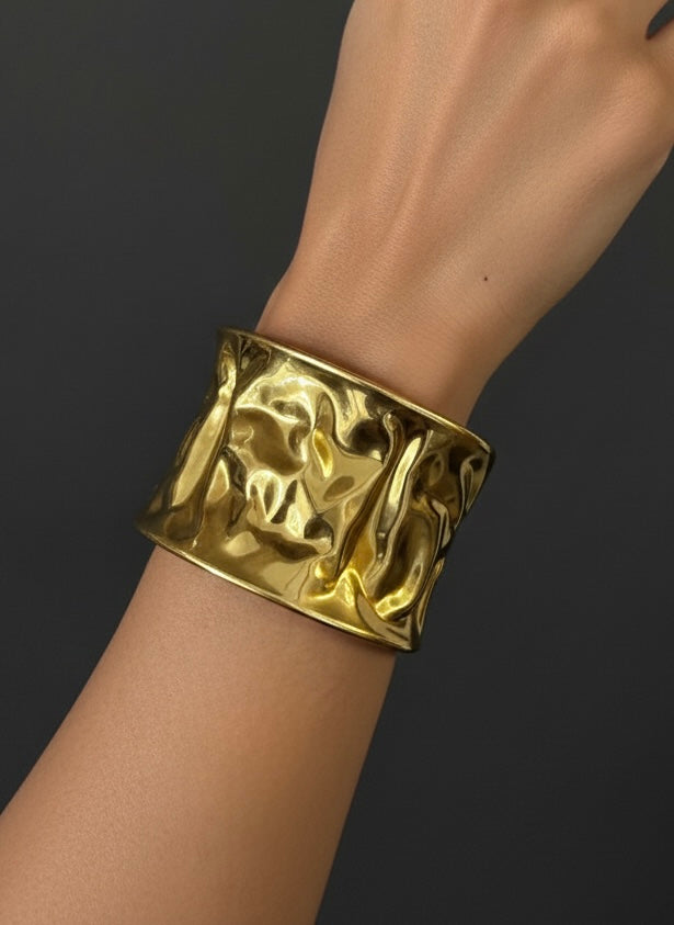 Zoya Brass Cuff Bracelet