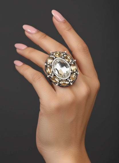 Taara Handmade Beaded Ring