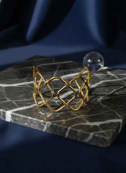 Ziva Brass Cuff Bracelet