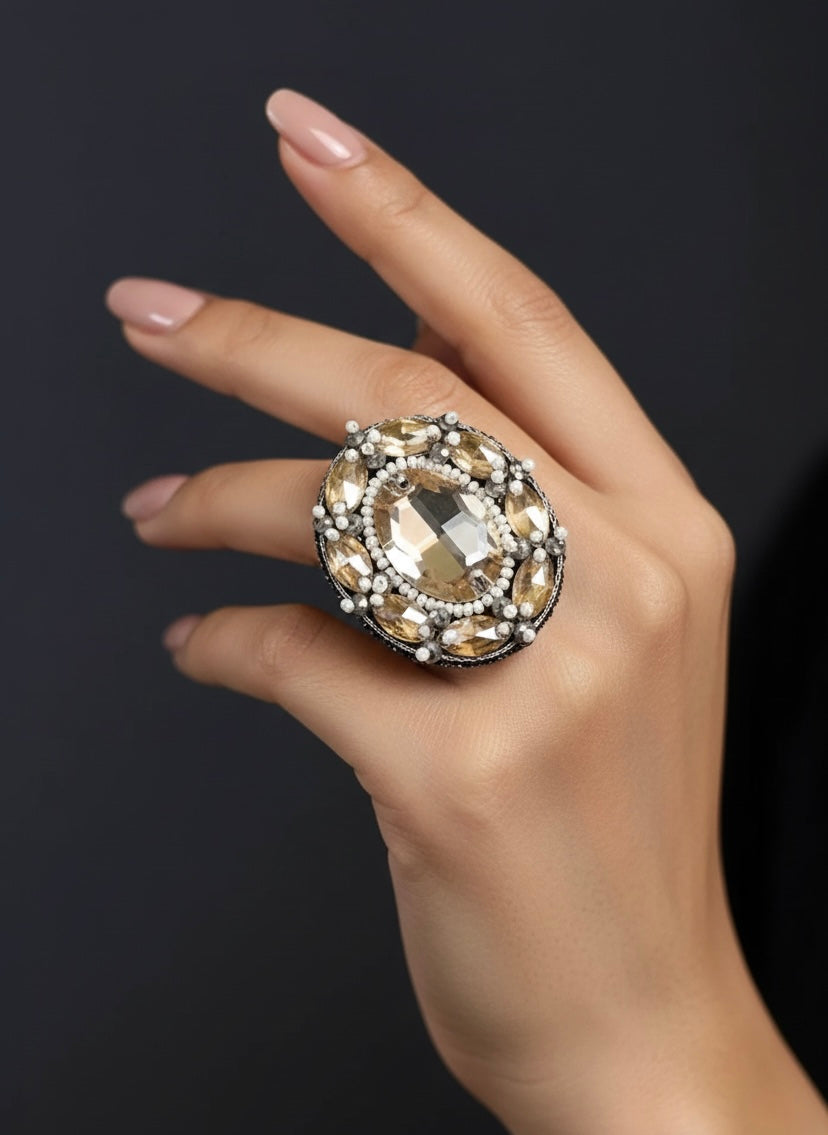 Taara Handmade Beaded Ring