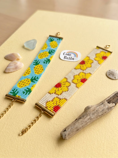 Summer Escape Stack Handmade Beaded Bracelet