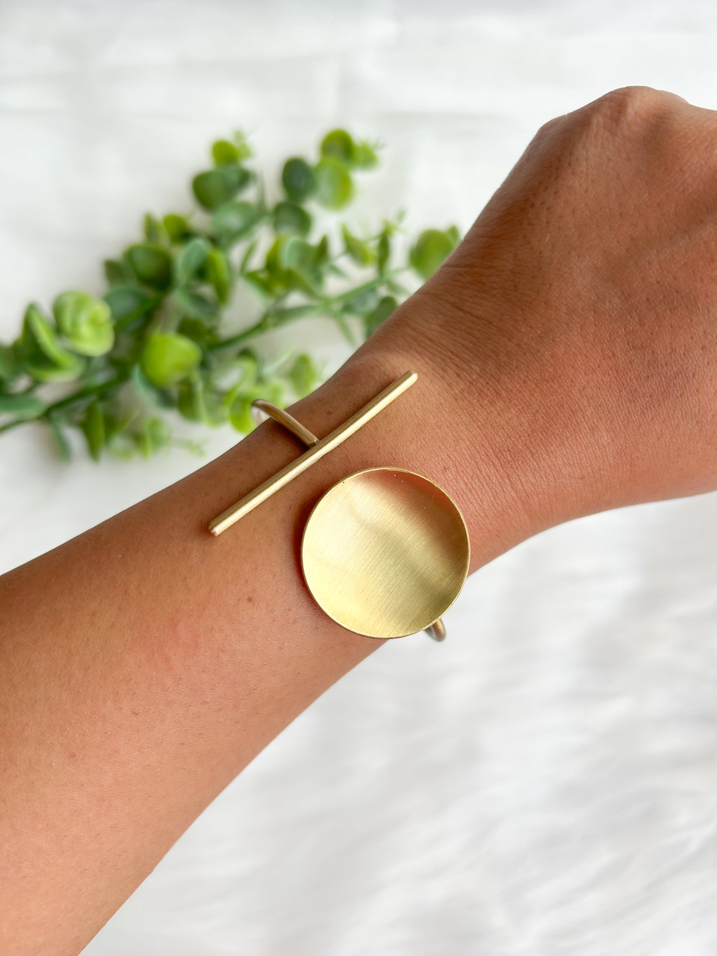 Talia Brass Cuff Bracelet