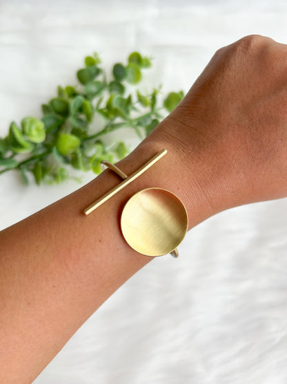 Talia Brass Cuff Bracelet