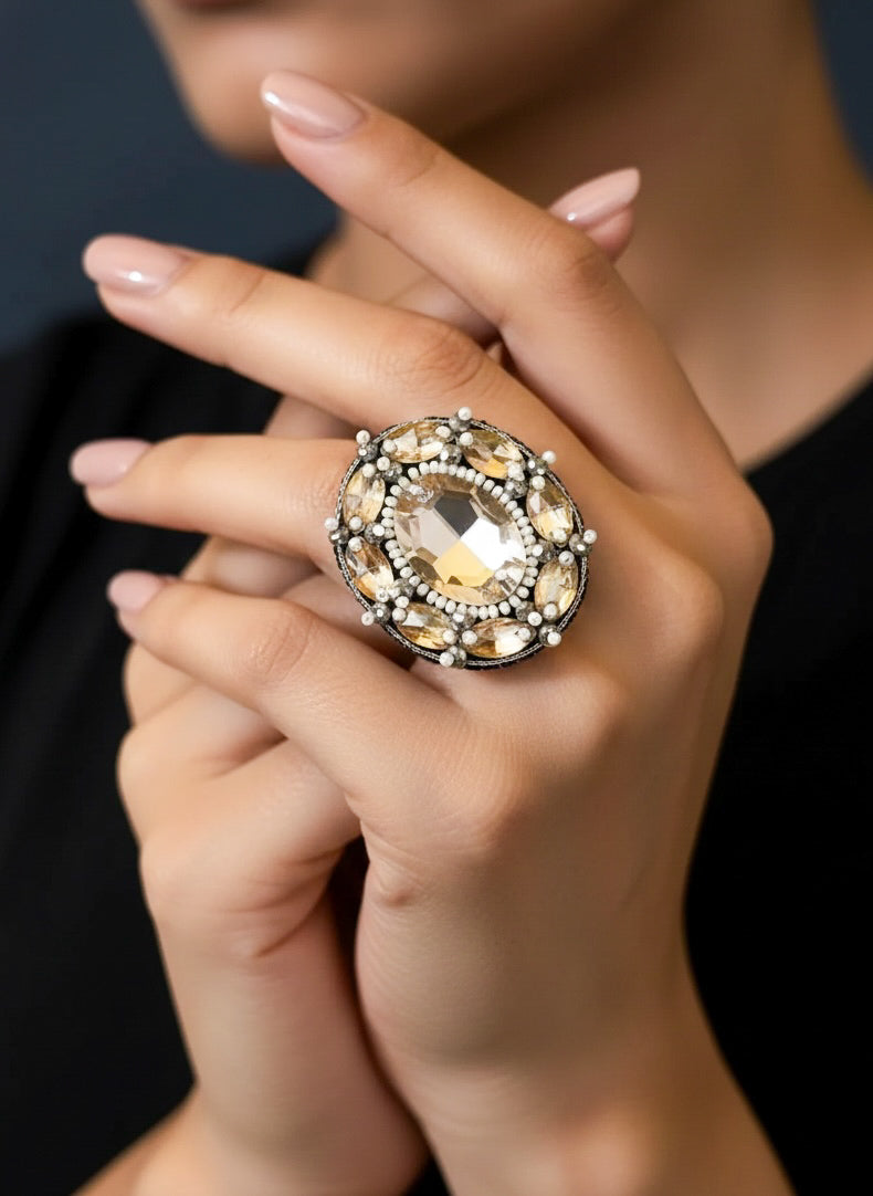 Taara Handmade Beaded Ring