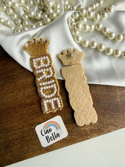 Bride Handmade Beaded Earrings