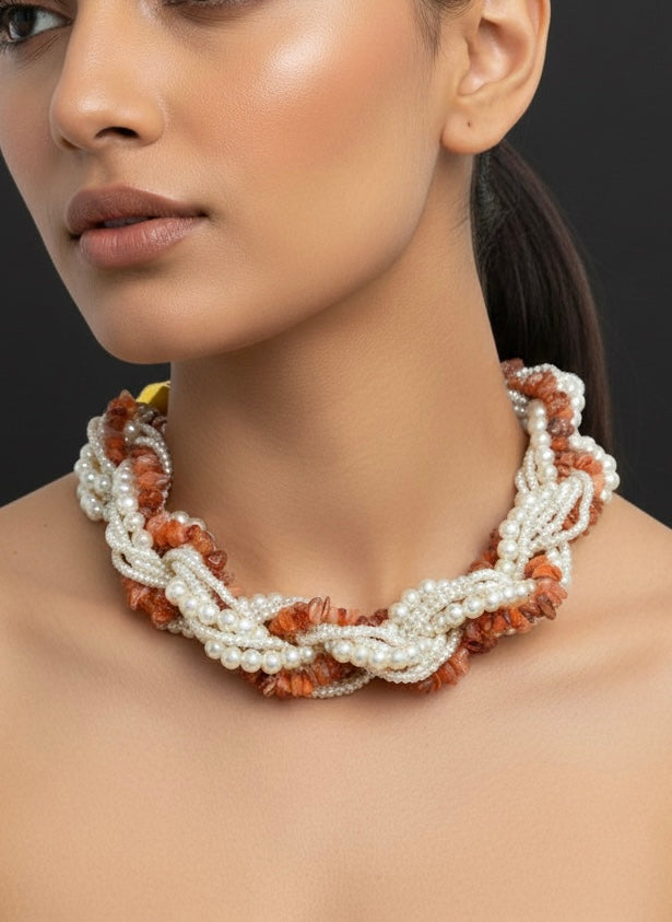 Lehar Pearl Handmade Necklace