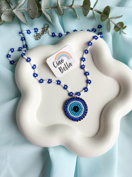 Mystic Evil Eye Handmade Beaded Necklace