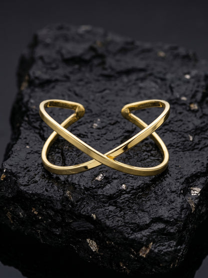 Boho Charm Handmade Brass Cuff Bracelet