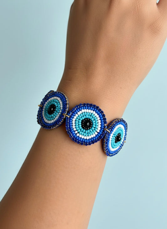 Mystic Evil Eye Handmade Beaded Bracelet