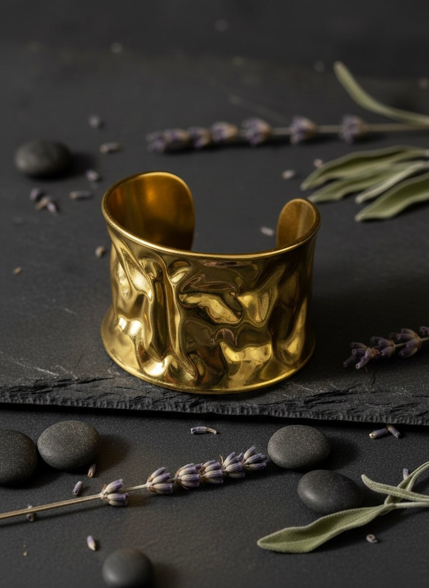 Zoya Brass Cuff Bracelet