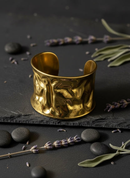 Zoya Brass Cuff Bracelet
