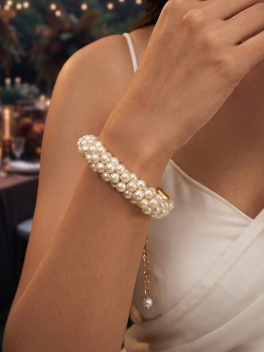 Pearl Reverie Handmade Beaded Bracelet